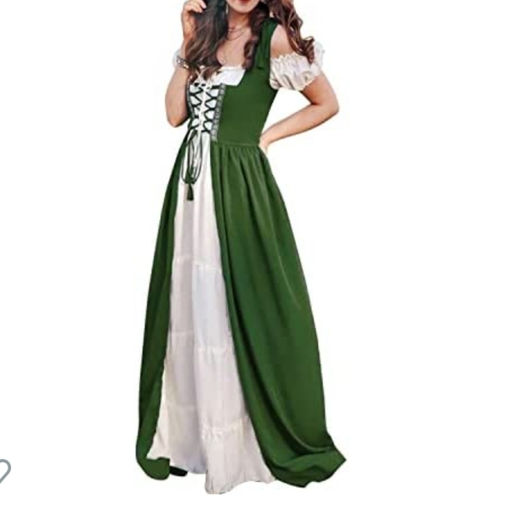 Abaowedding Renaissance Medieval Dress Cosplay Halloween